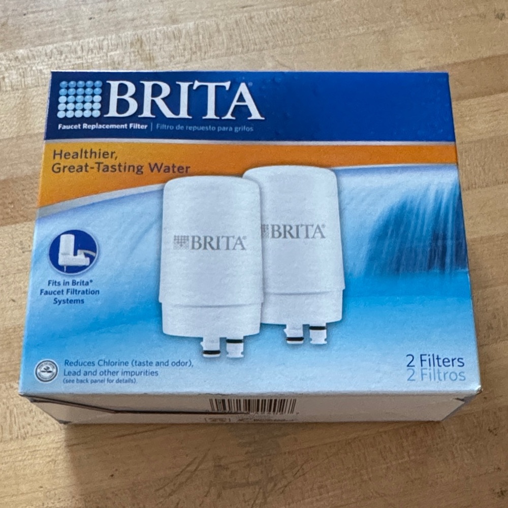 Brita White Faucet Filters (2 pack)